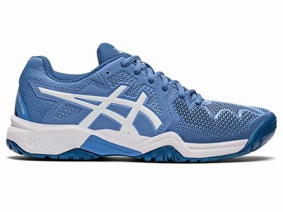 Zapatillas Deporte Asics GEL-RESOLUTION 8 GRADE SCHOOL Niños Azules Blancas | CO-392540