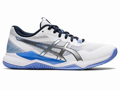 Zapatillas Indoor Asics GEL-TACTIC Mujer Blancas Azules | CO-096175