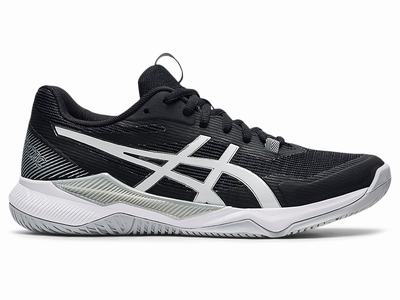 Zapatillas Indoor Asics GEL-TACTIC Mujer Negras Blancas | CO-917625