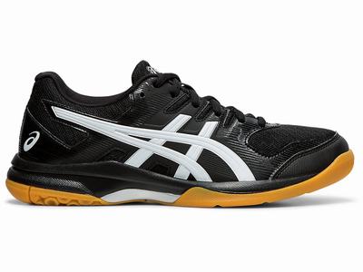 Zapatillas de Voleibol Asics GEL-ROCKET 9 Mujer Negras Blancas | CO-045721