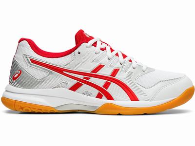 Zapatillas de Voleibol Asics GEL-ROCKET 9 Mujer Blancas Rojas | CO-189470