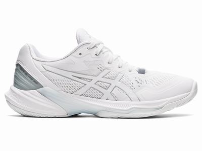 Zapatillas de Voleibol Asics SKY ELITE FF 2 Mujer Blancas Blancas | CO-685013