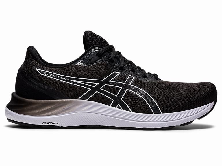 Asics negras online hombre