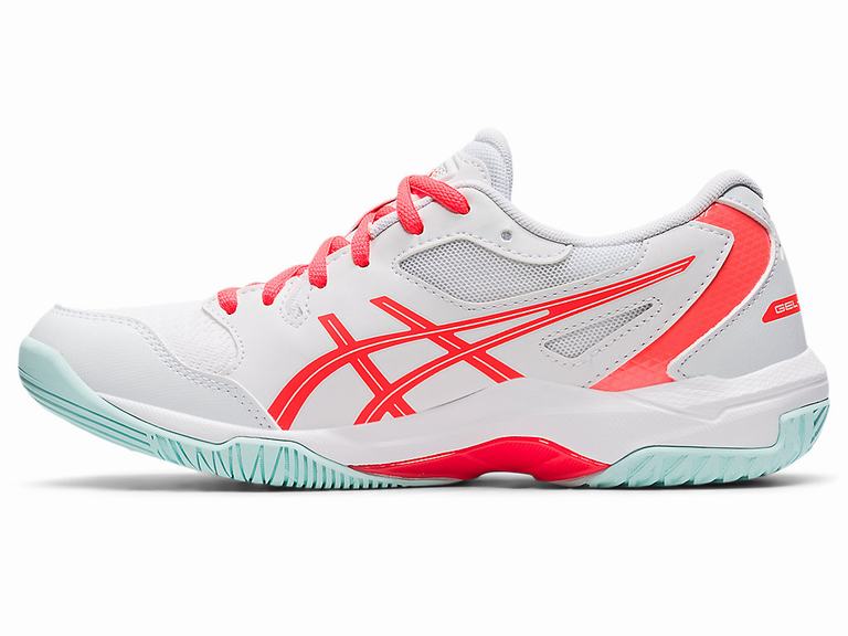 Zapatillas de Voleibol Asics GEL-ROCKET 10 Mujer Blancas Naranjas Rojas | CO-418369