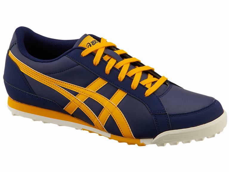 Zapatos de Golf Asics GEL-PRESHOT CLASSIC 3 Mujer Azul Marino Naranjas Flores | CO-873542